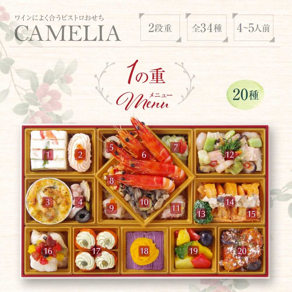 ワインによく合うビストロおせち「カメリア4
