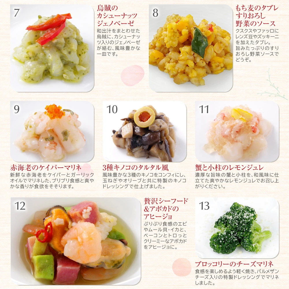 ワインによく合うビストロおせち「カメリア6