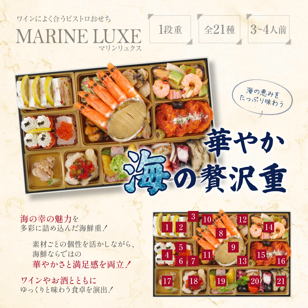 海の贅沢重 メニュー1